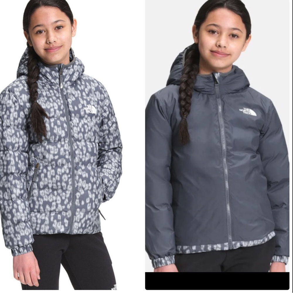 The North Face Big Girls Printed Hyalite Down Jacket